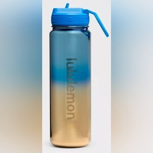 Lululemon Back To Life Sports Bottle 24oz W/straw And Lid. New